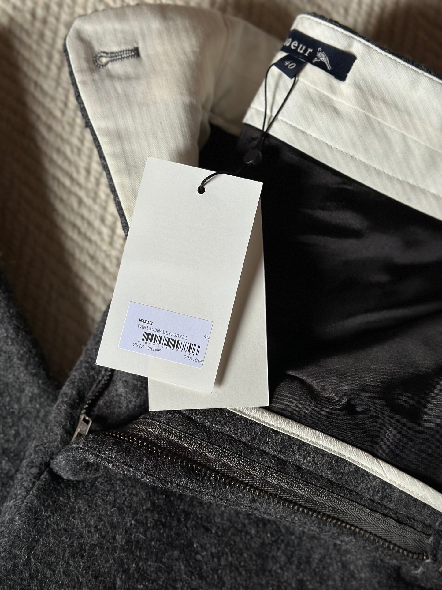 Soeur Paris Boiled Wool Wally Trousers