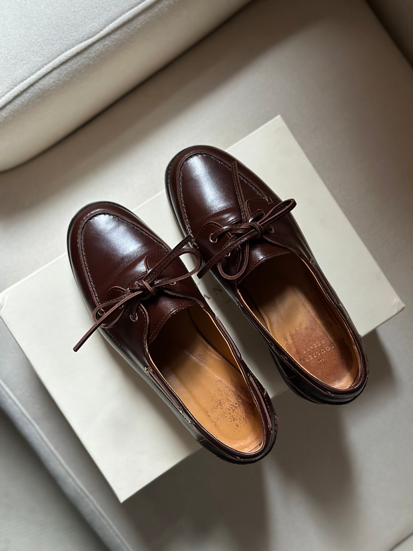 Sézane Caroline Leather Loafers