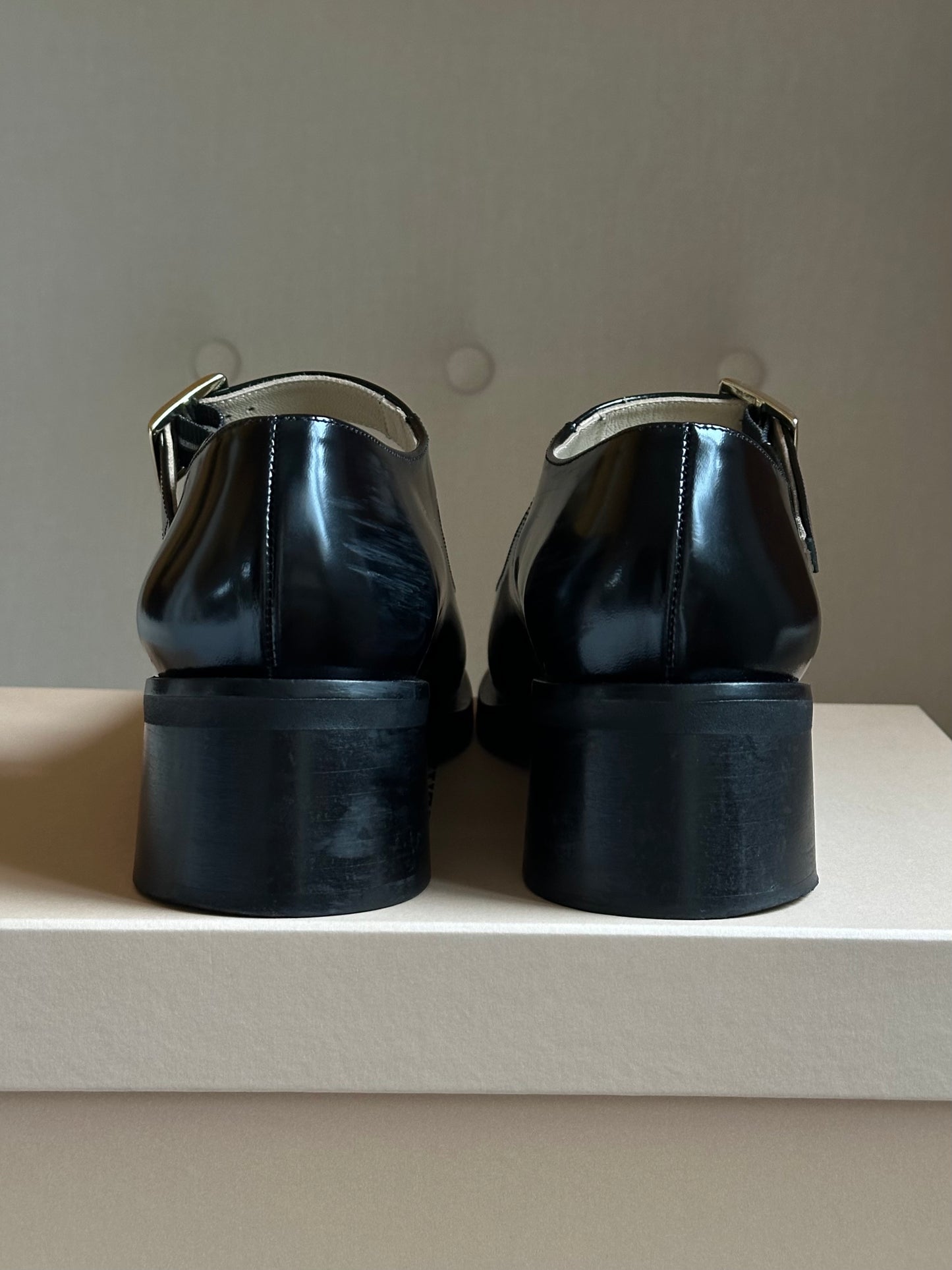 Lazzari '90s Square Toe Mary Jane Shoes