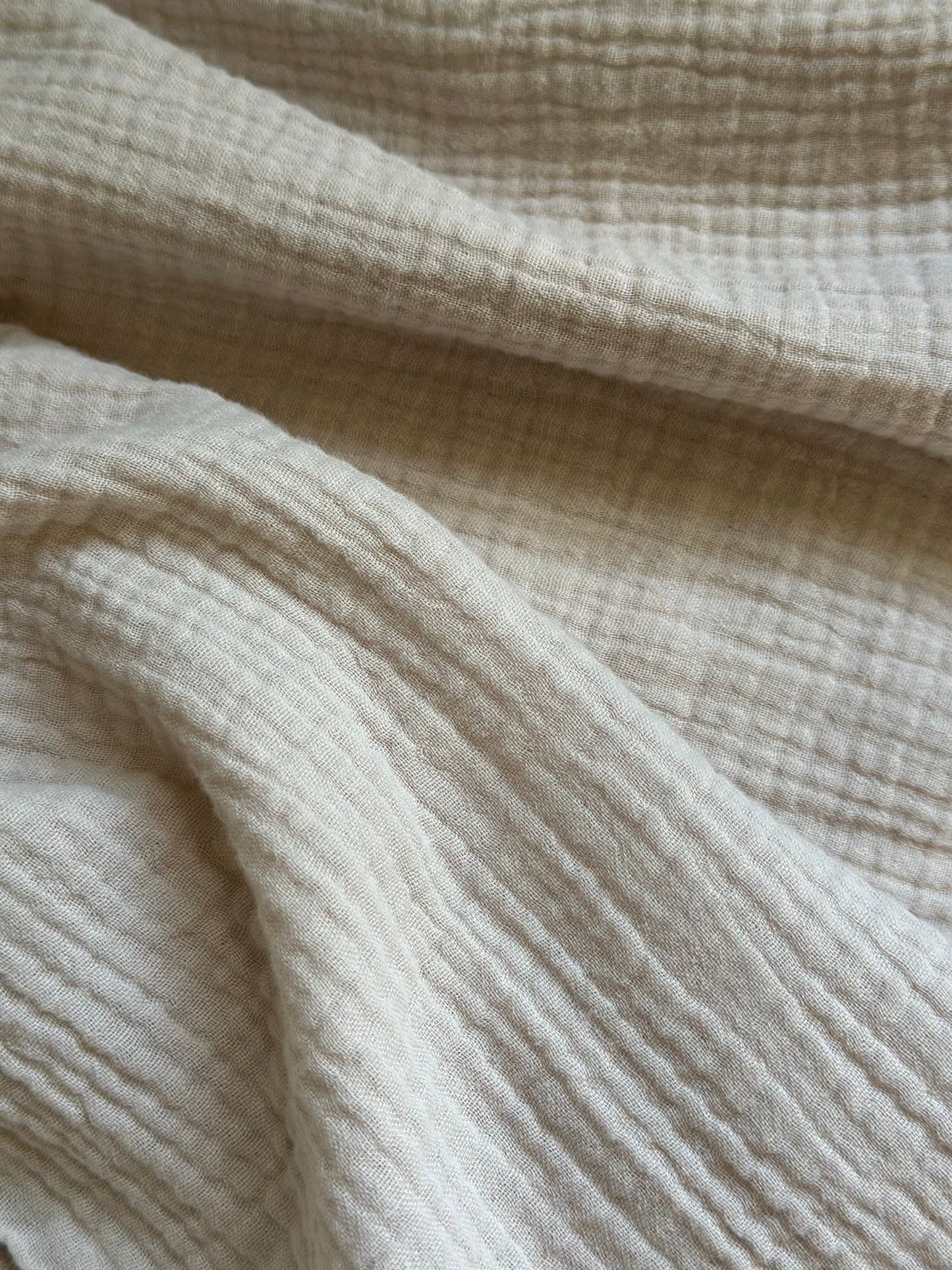 Cotton Muslin Frilled Trousers