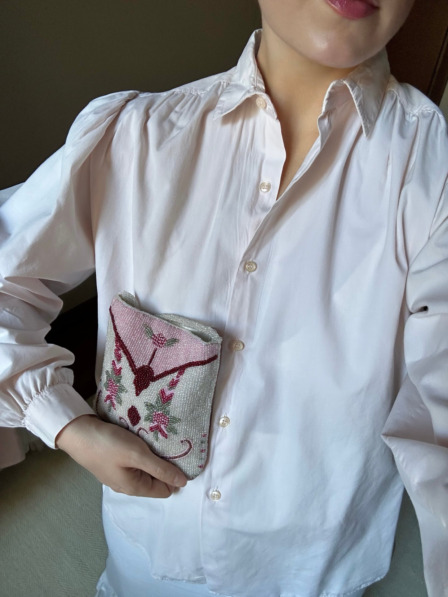 Baby Pink Cotton Shirt