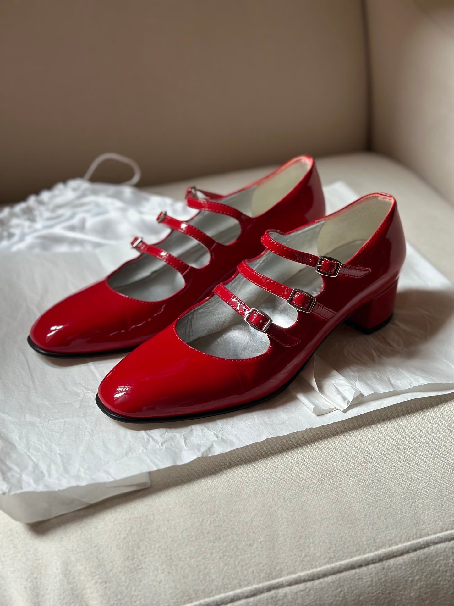 Carel Kina Patent Leather Pumps n.37