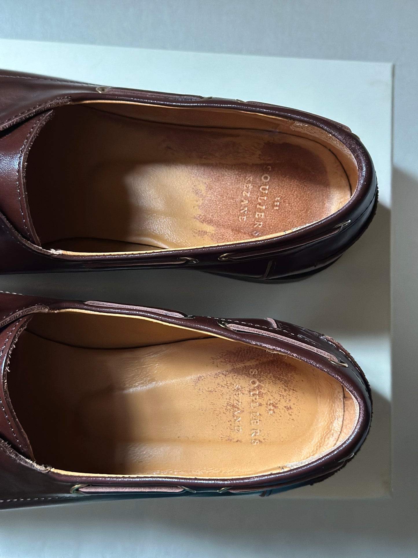 Sézane Caroline Leather Loafers