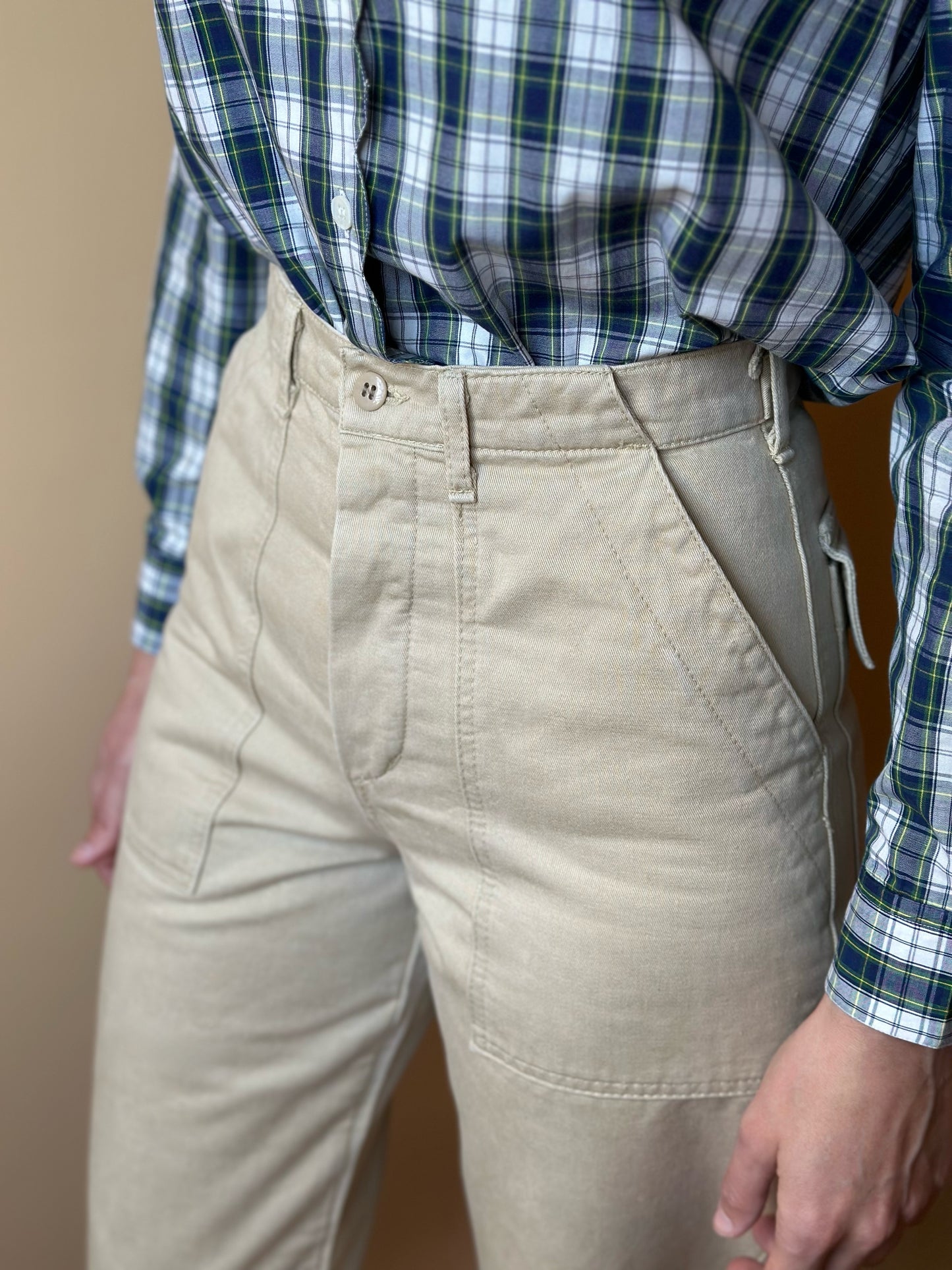 Vintage Beige Americanino Cargo Pants