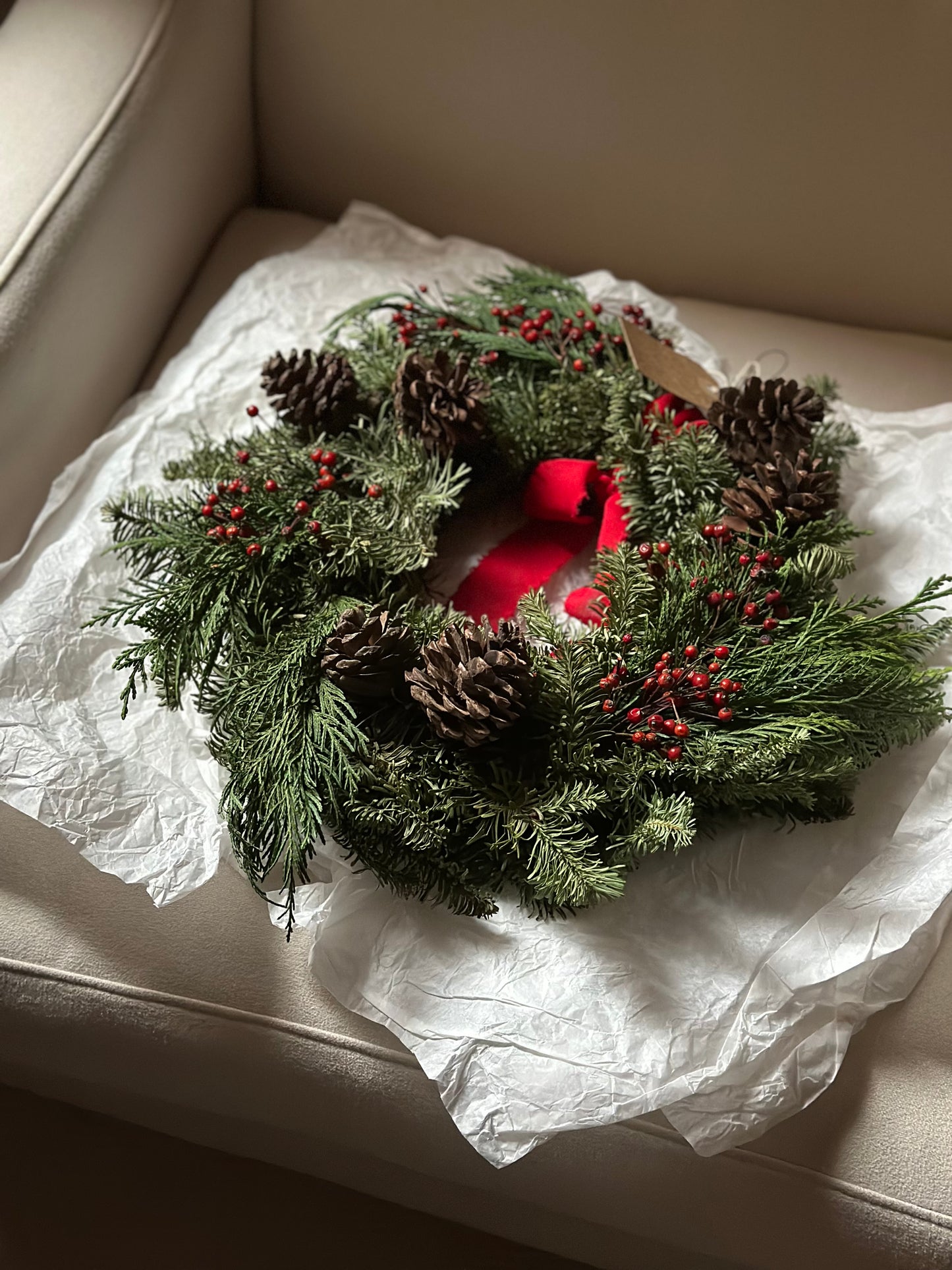 Handmade Winter Garland - Pinecones