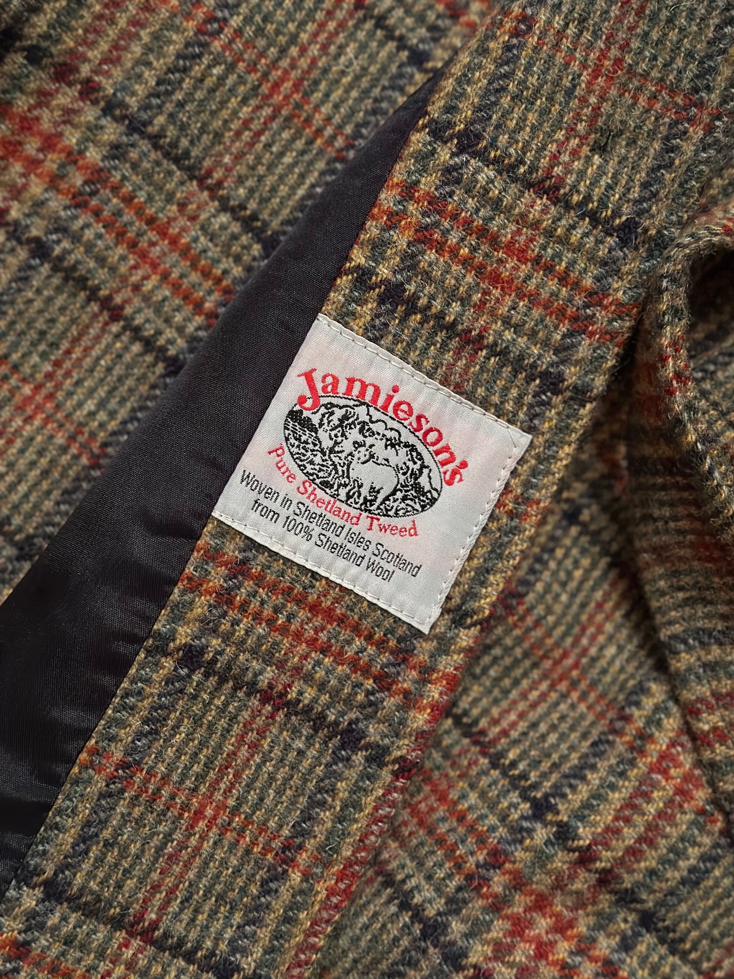 Jamieson's Of Shetland Check Mantel Coat