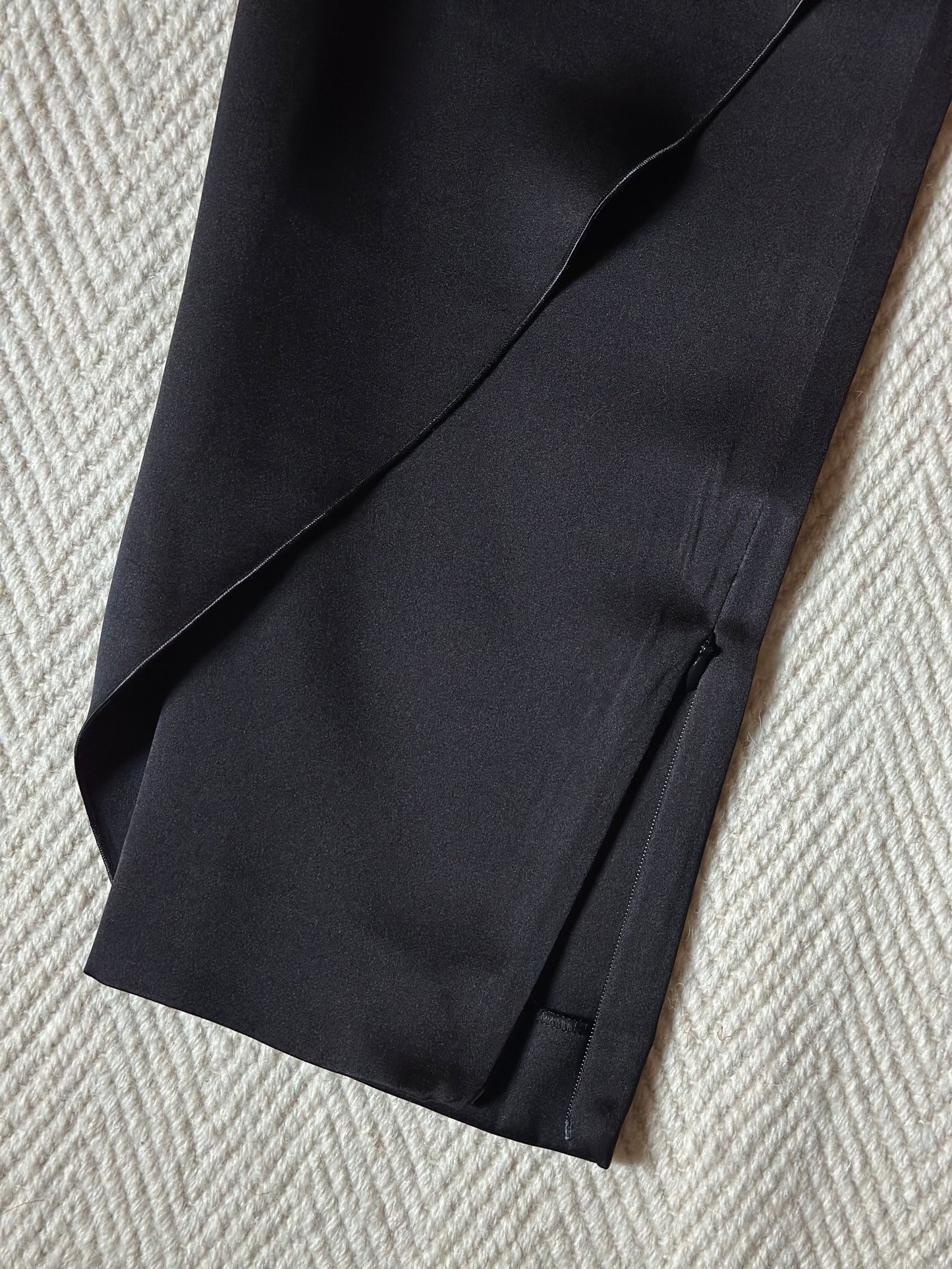 Giorgio Armani Black SatinTrousers