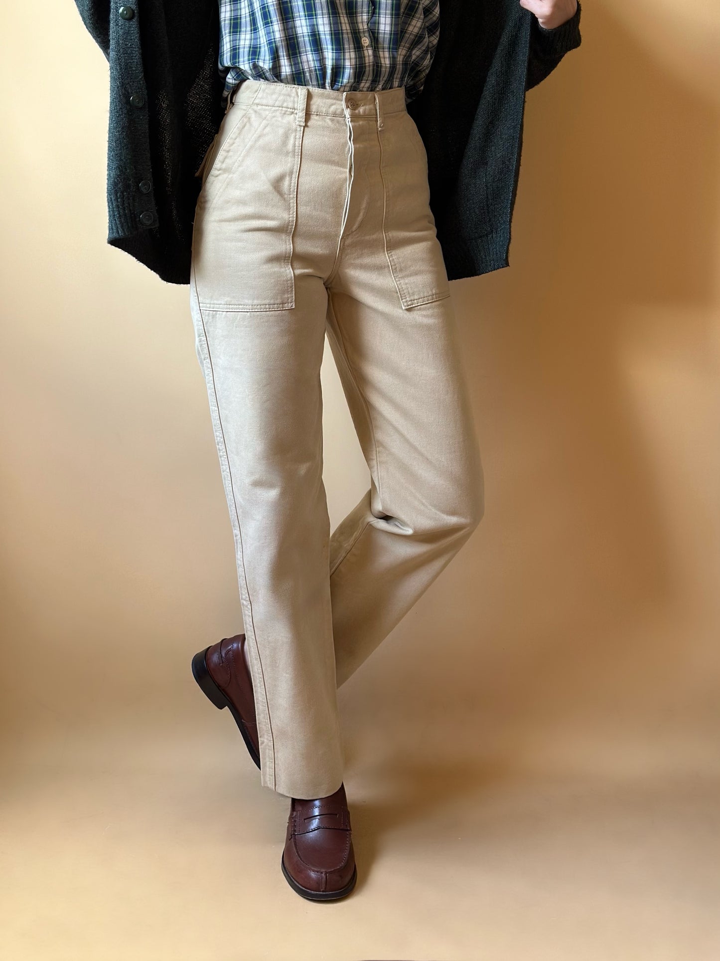 Vintage Beige Americanino Cargo Pants