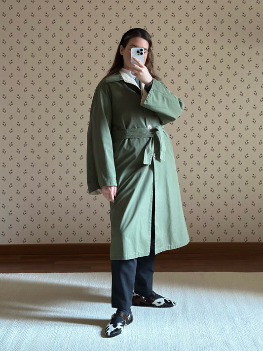 Vintage Reversible Trench Coat