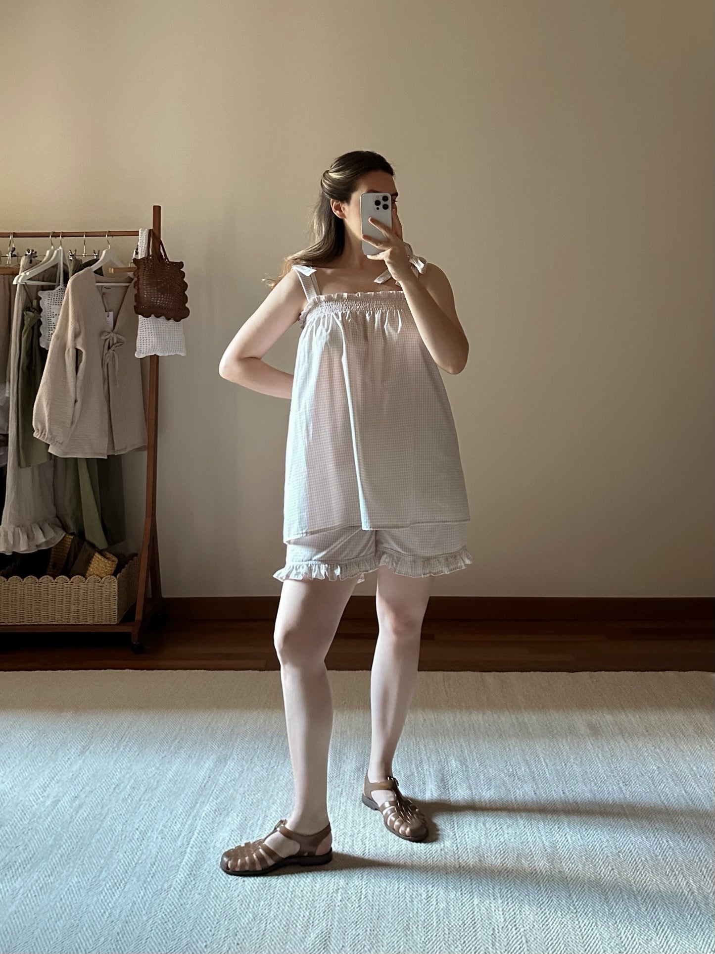 Cotton Frilled Shorts