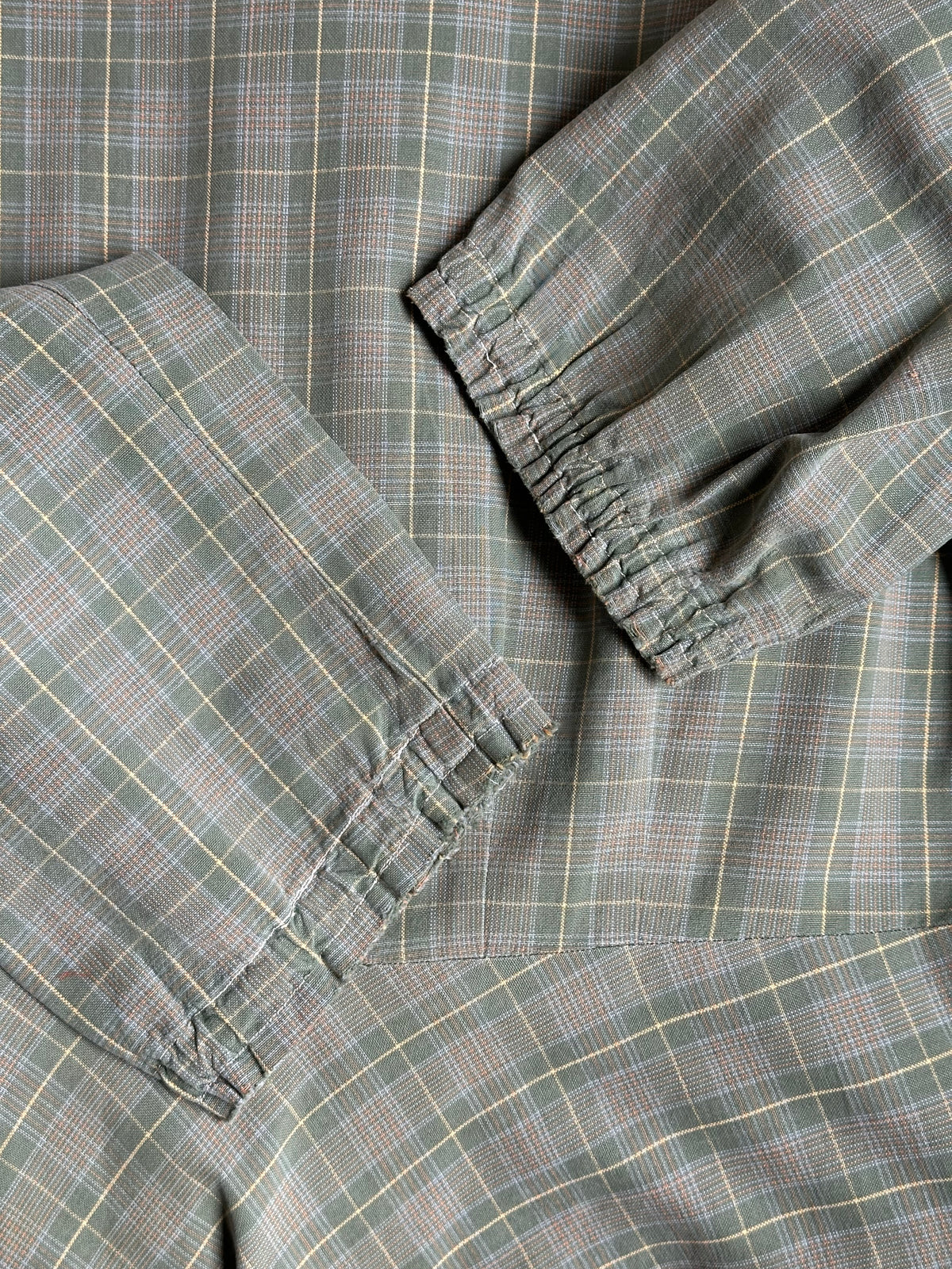 Tailor-Made Sage Green Tartan Dress