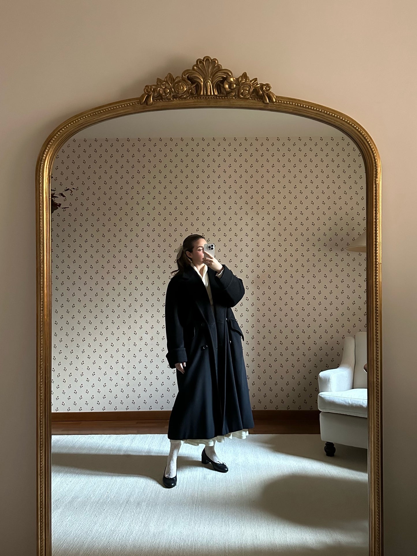 Black Max Mara Wool & Cashmere Icon Coat