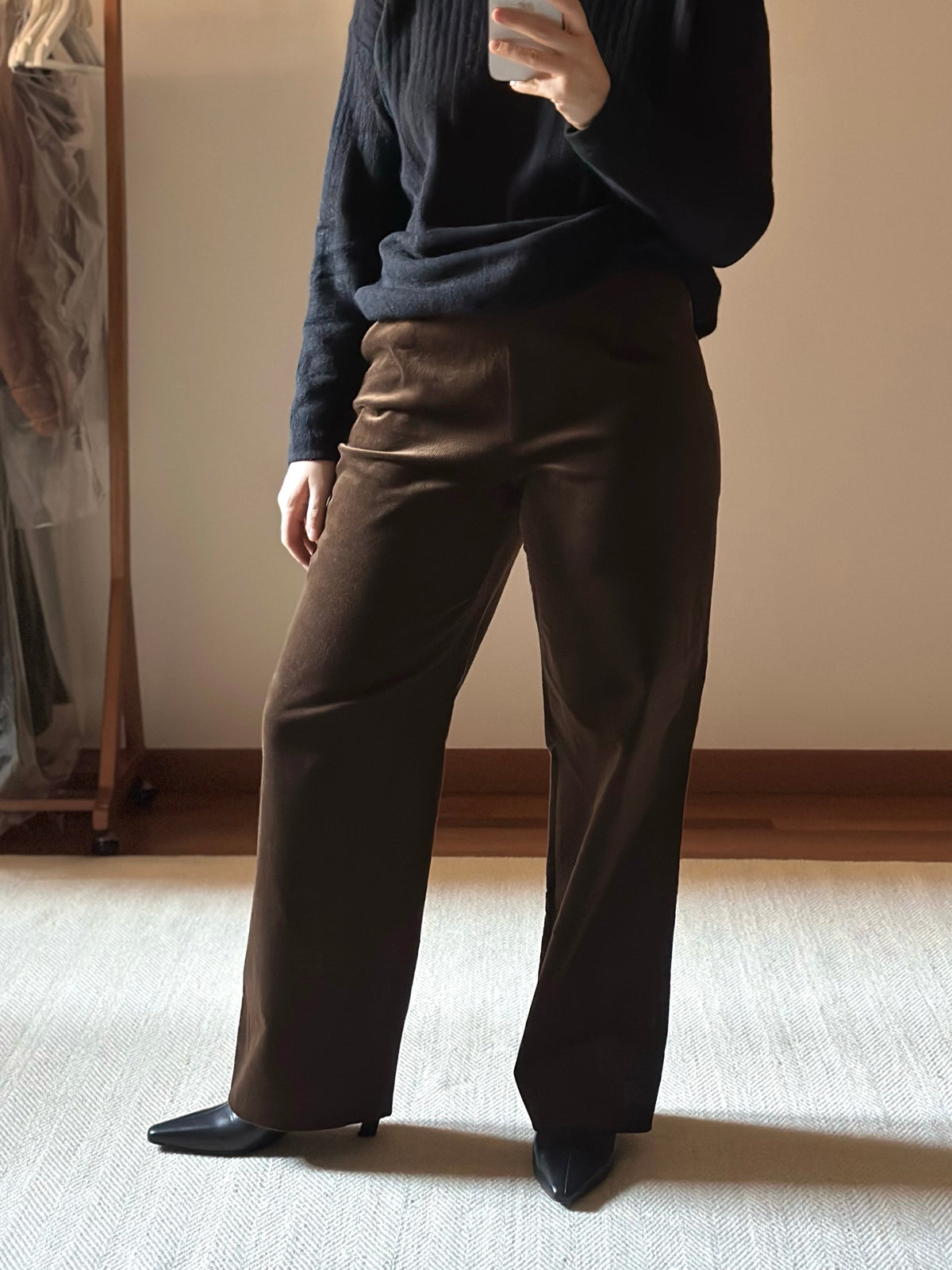 Corduroy Chocolate Brown Trousers