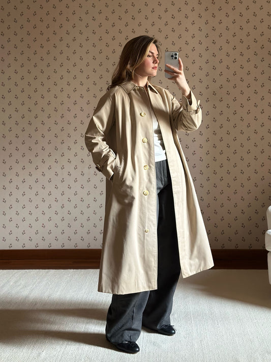 Vintage Burberrys Beige Trench Coat