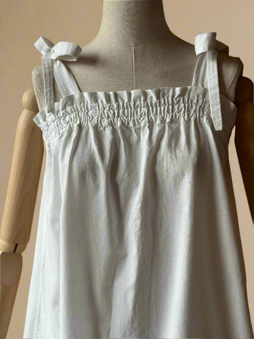 Antique Embroidered White Nightgown