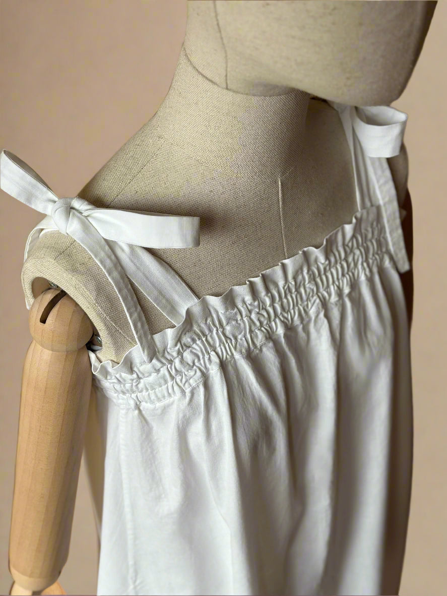 Antique Embroidered White Nightgown