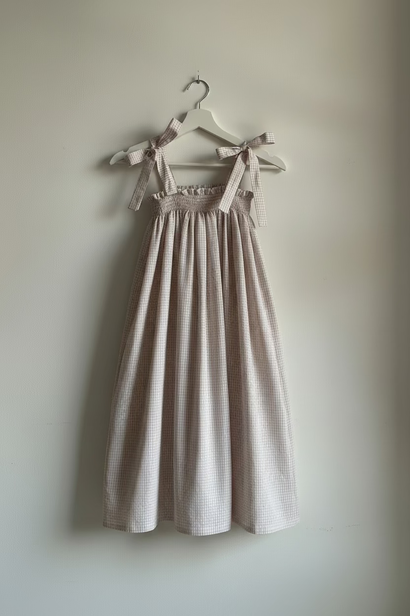 Vichy Cotton Dress
