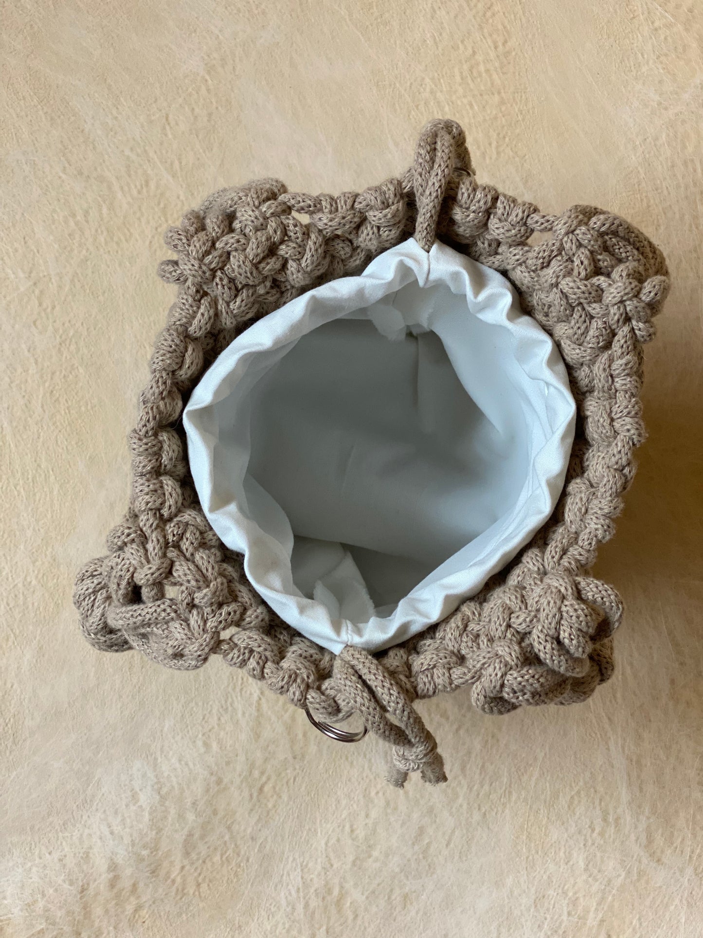 POPPY - Pure Cotton Handmade Macramè Bucket