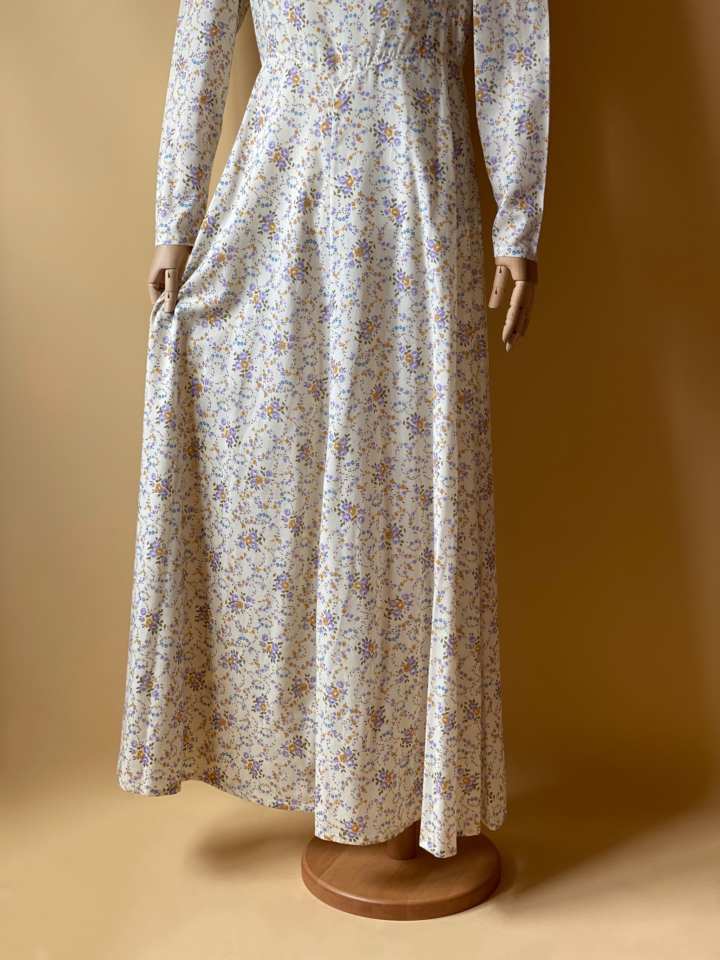 Vintage 70s Long Praire Dress