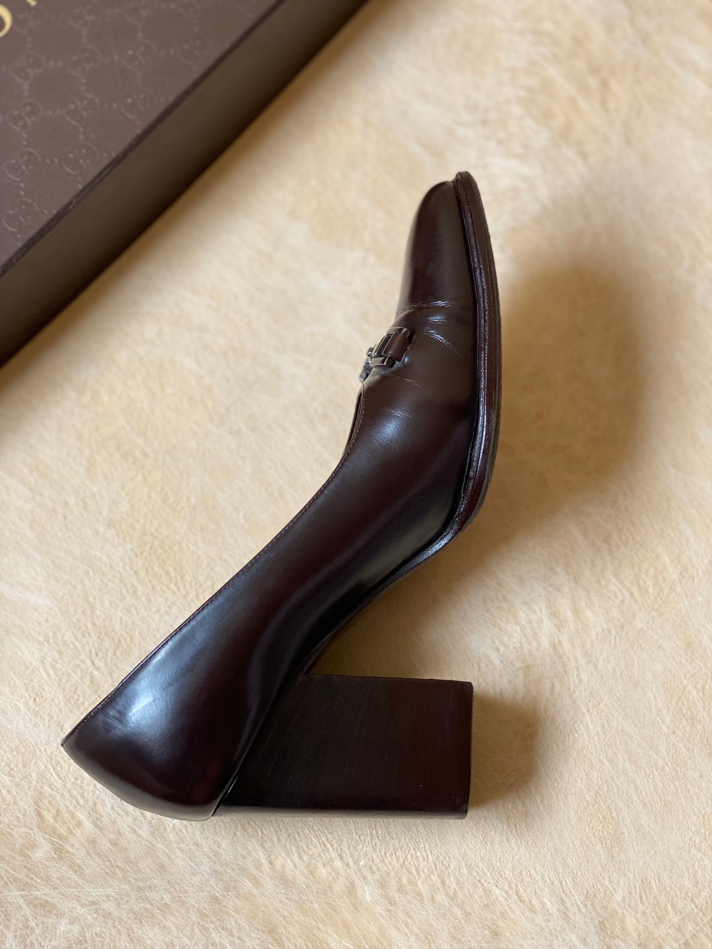 Gucci Chocolate Brown Pumps