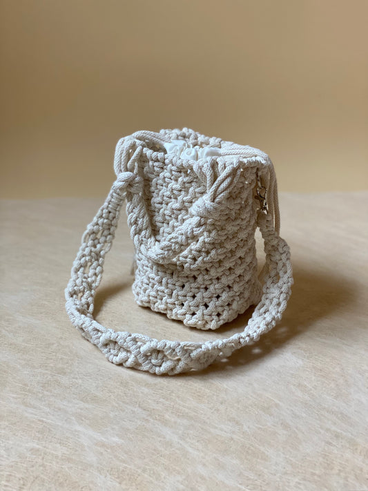 POPPY - Pure Cotton Handmade Macramè Bucket