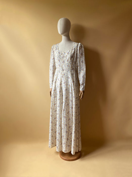 Vintage 70s Long Praire Dress