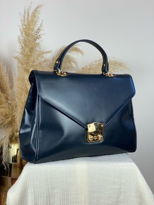 Navy Blue Handbag