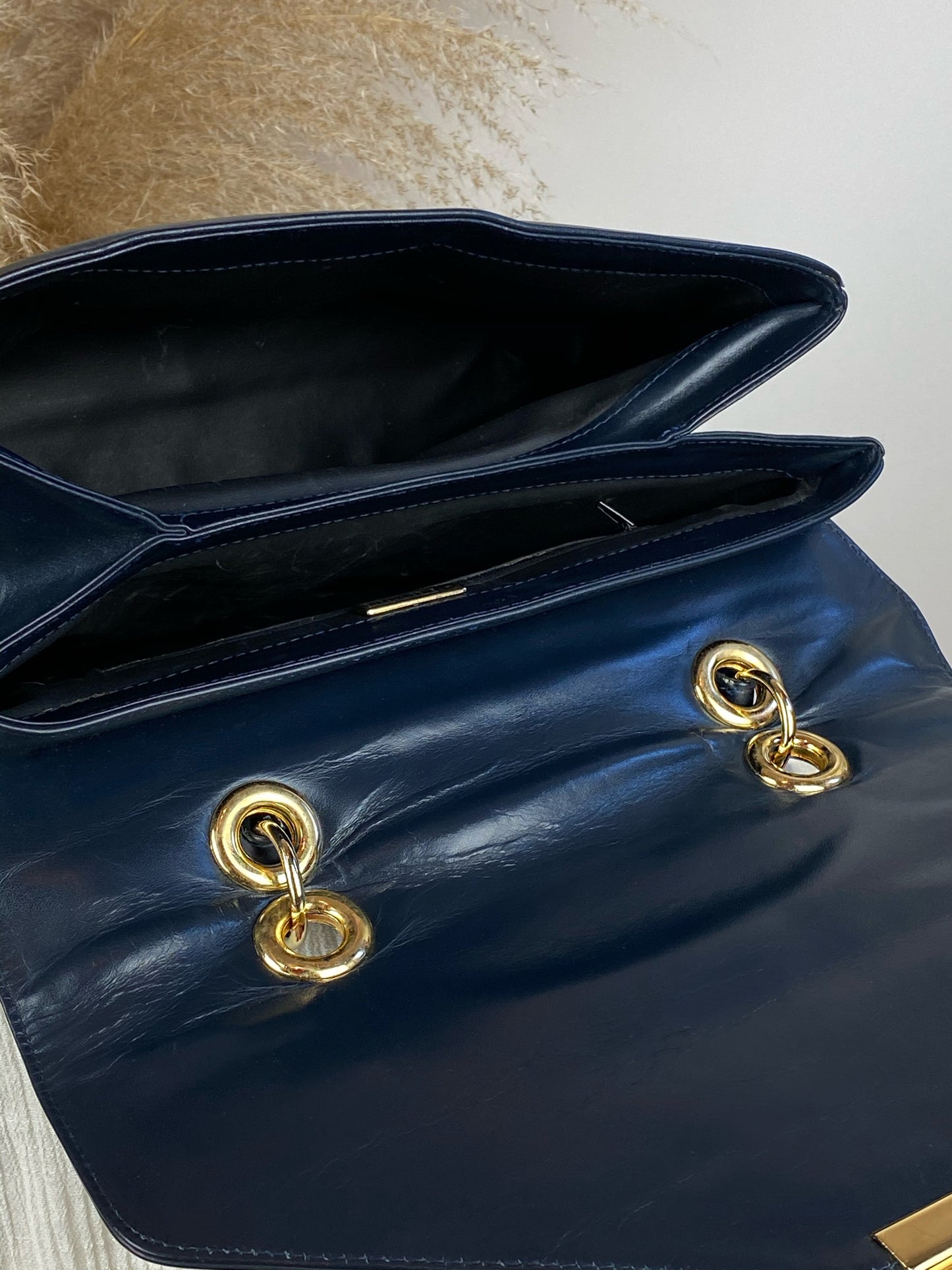 Navy Blue Handbag