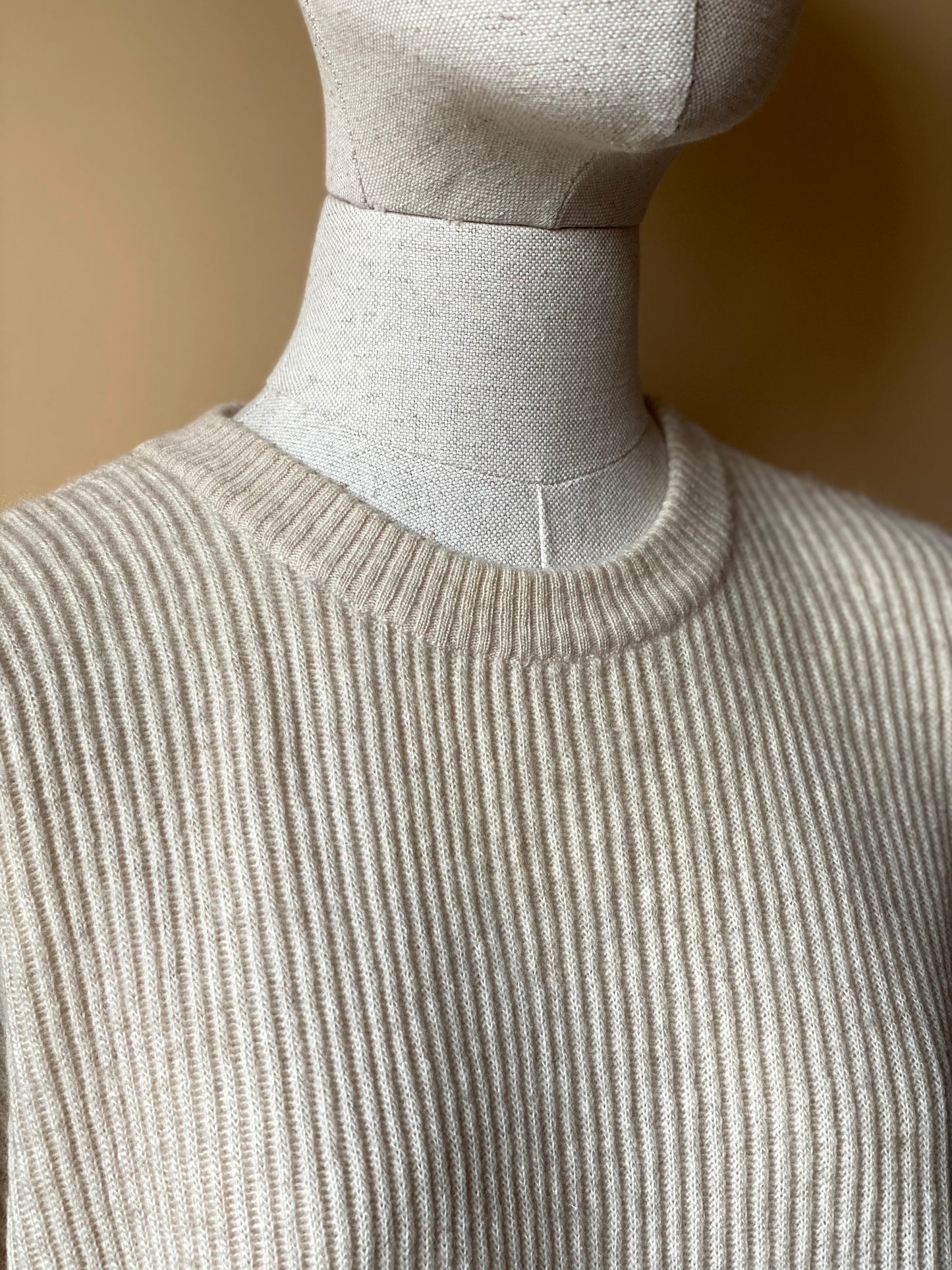 Vintage Oversize Ribbed Sweater