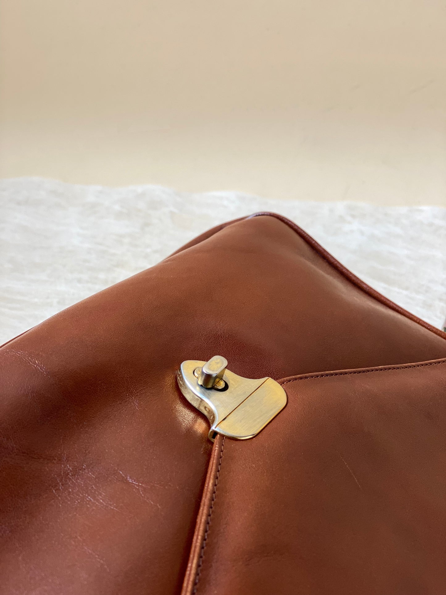 Vintage Real Leather Shoulder Bag