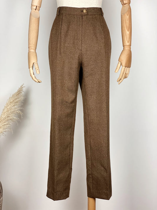 Vintage Chestnut Brown Trousers