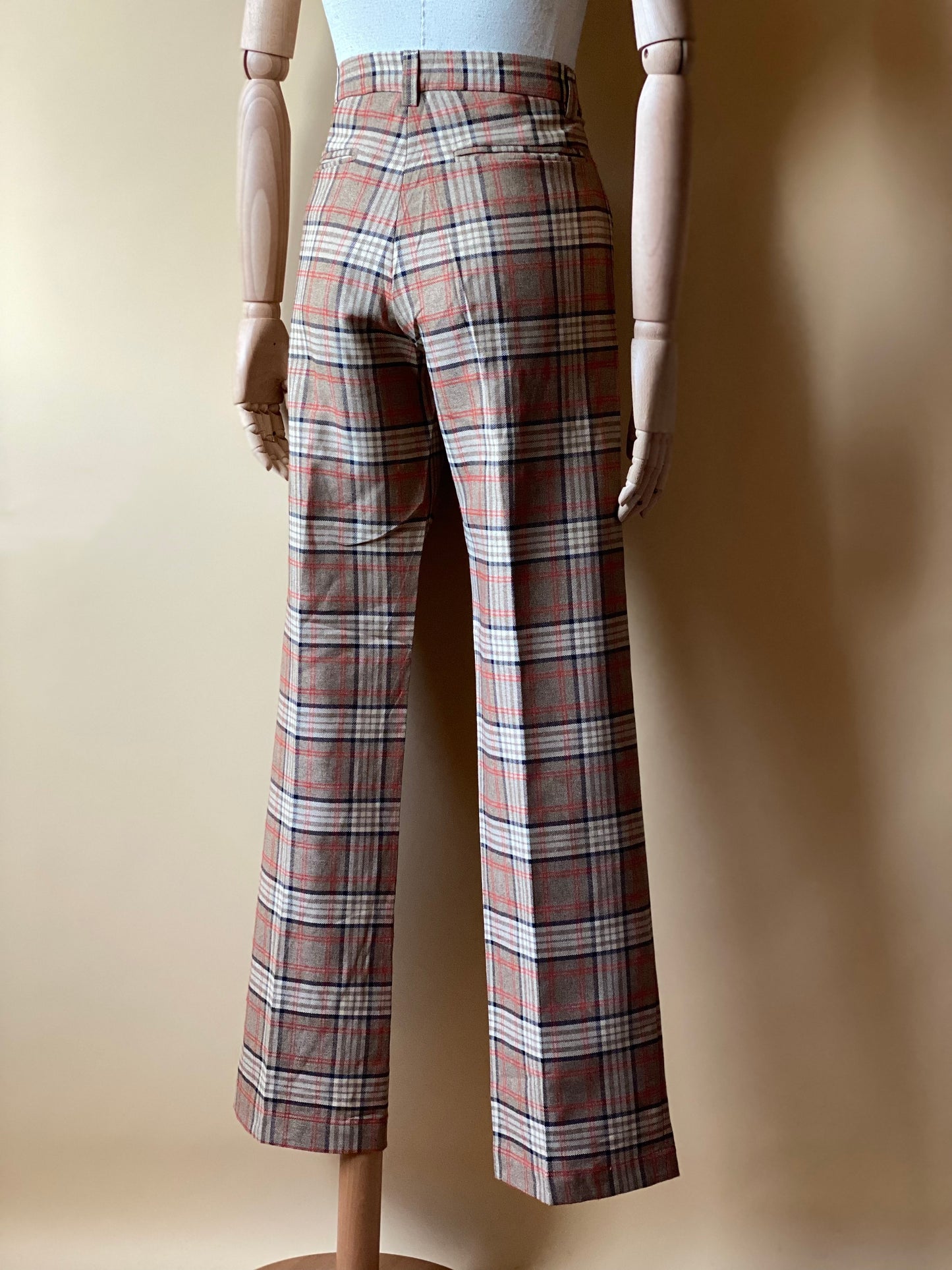 Vintage Checkered Trousers