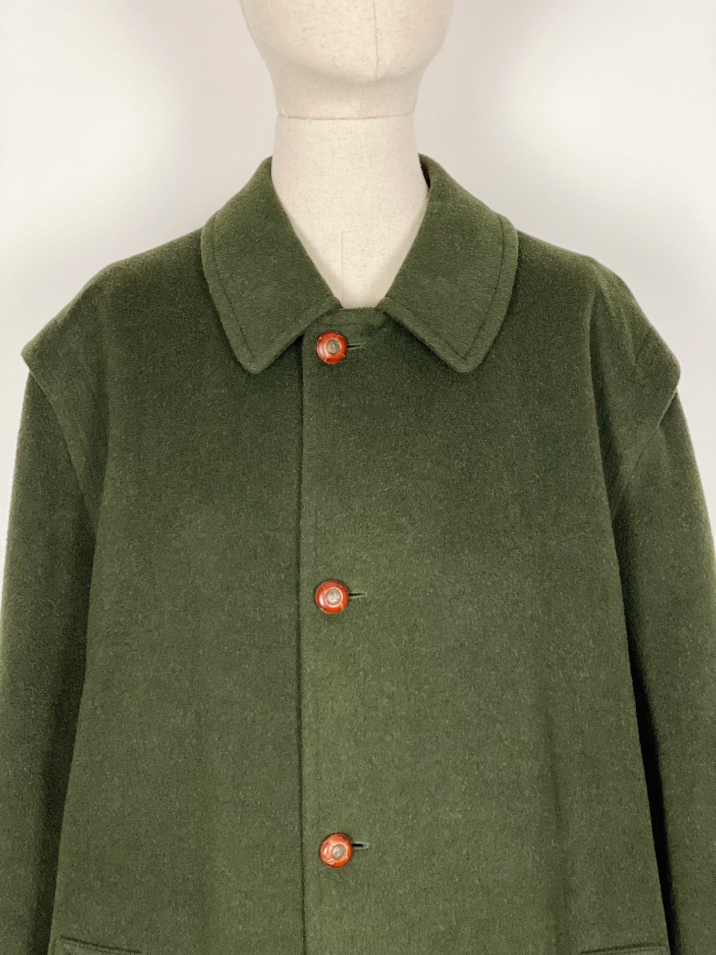 Vintage Green Loden by Yves Saint Laurent
