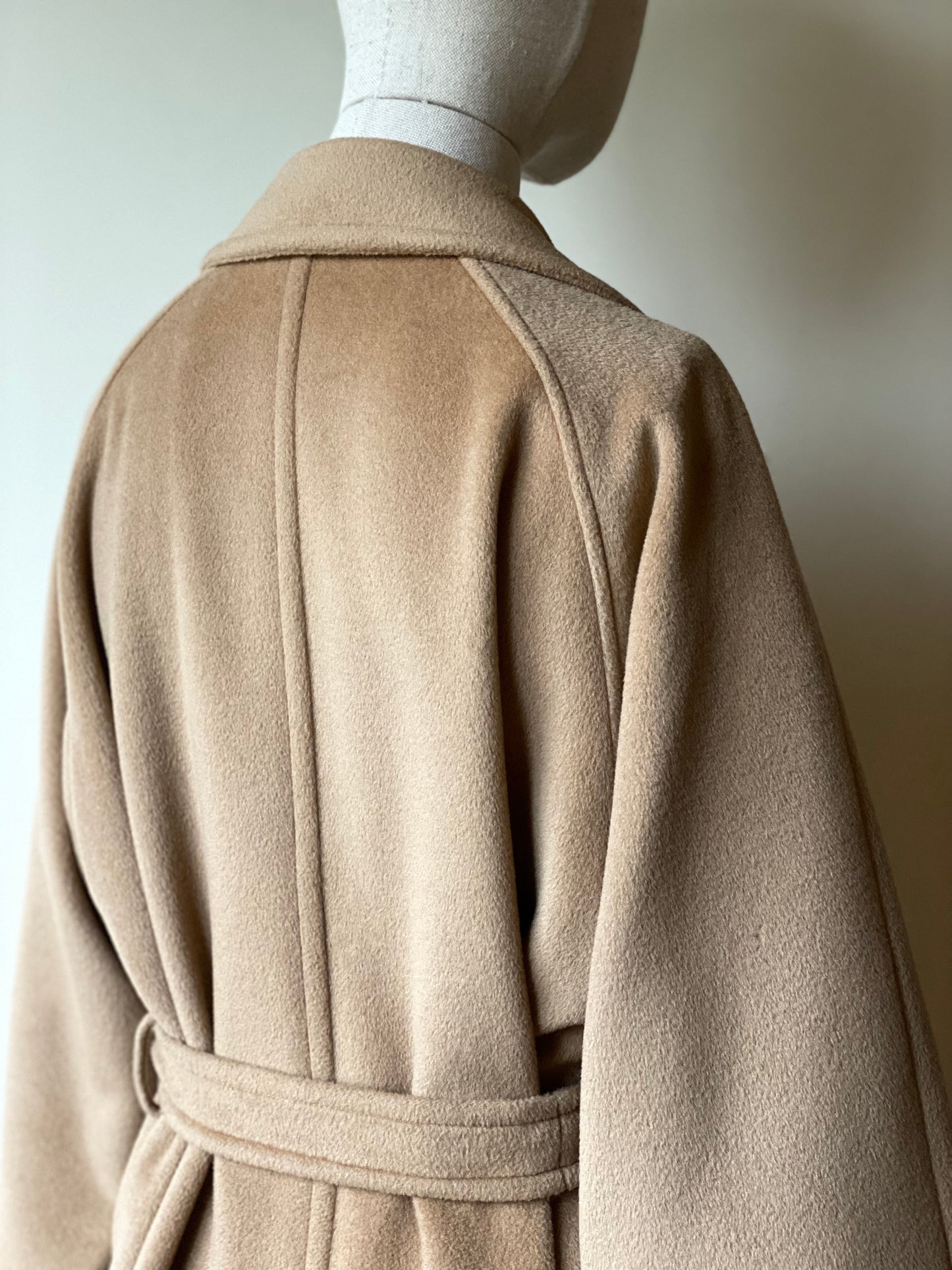 Max Mara Belted Camel Coat