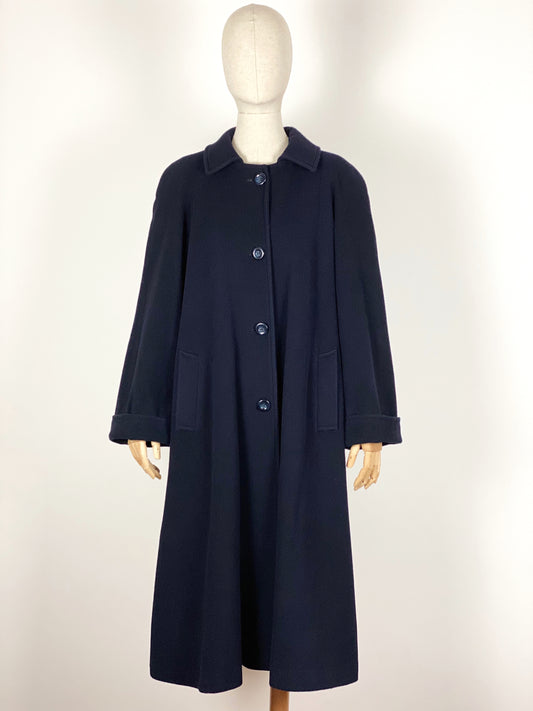Vintage Blue Woolen Coat