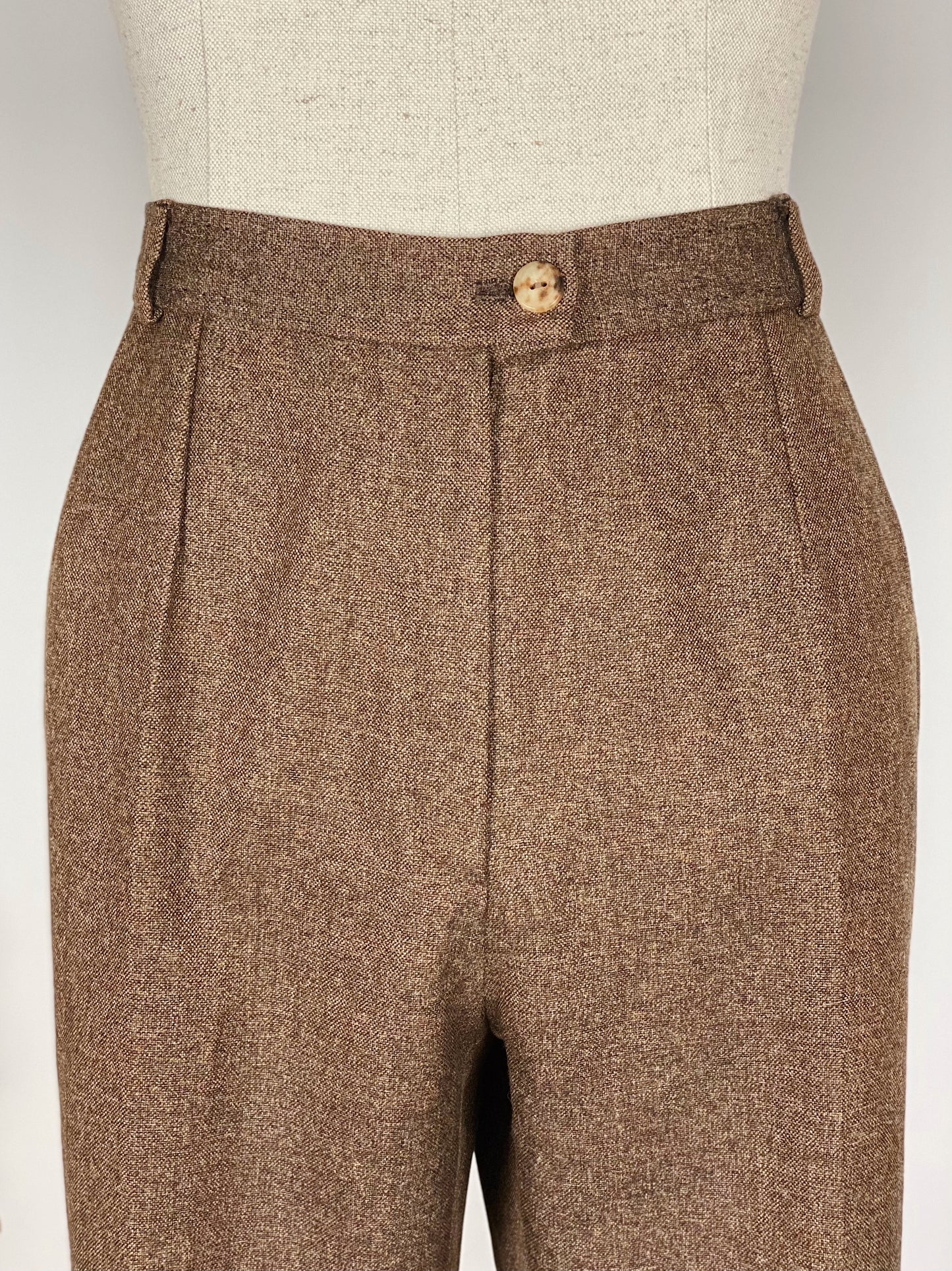Vintage Chestnut Brown Trousers