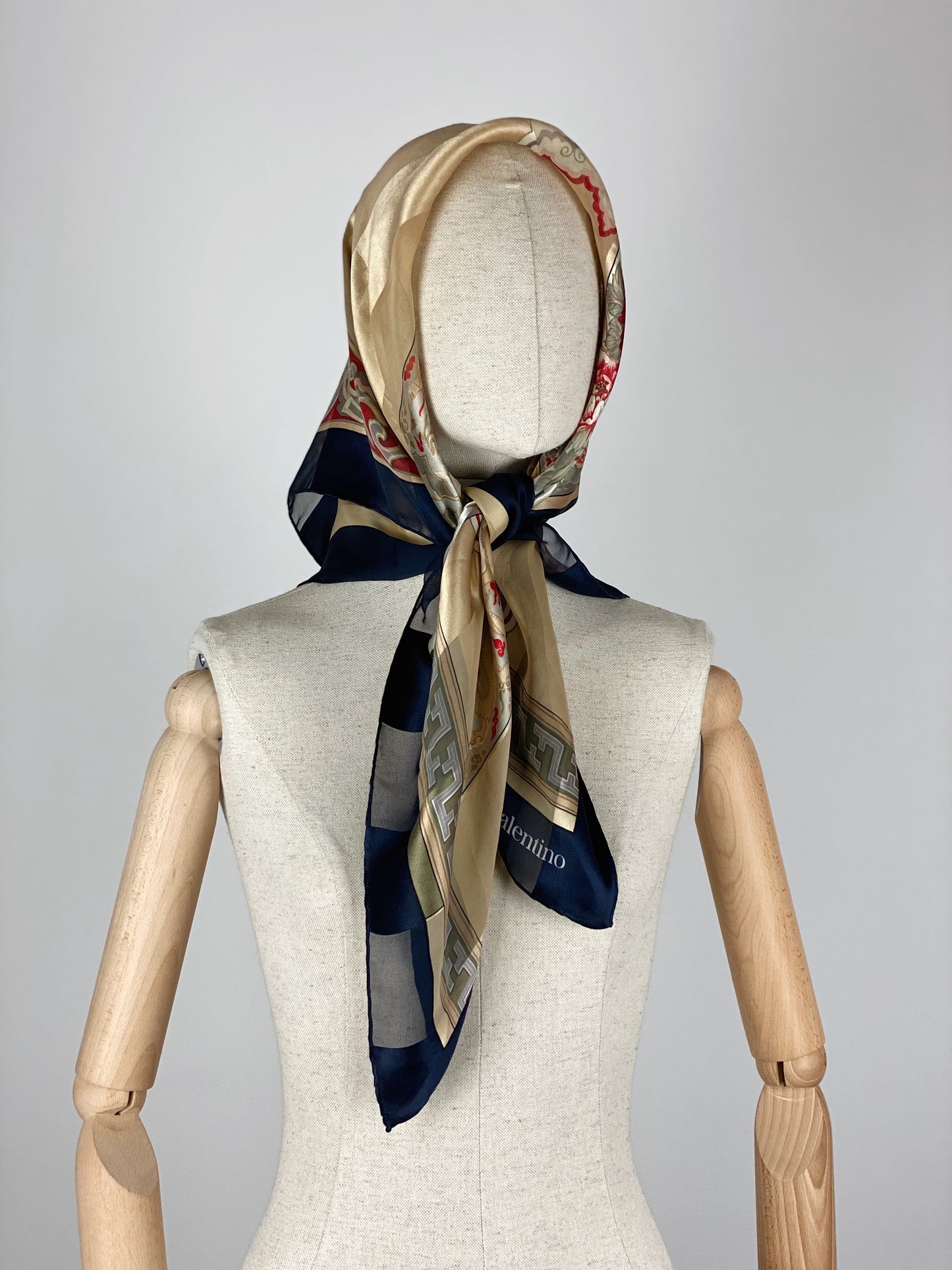 Vintage Silk Headscarf by Valentino