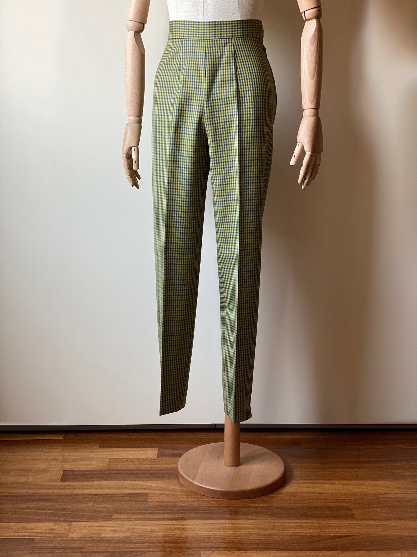 Vintage Moschino Checkered Trousers
