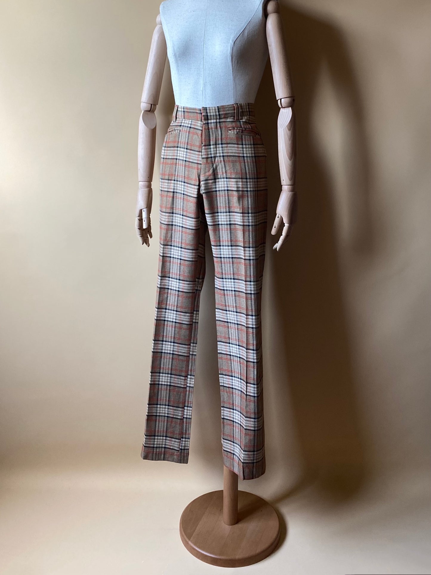 Vintage Checkered Trousers
