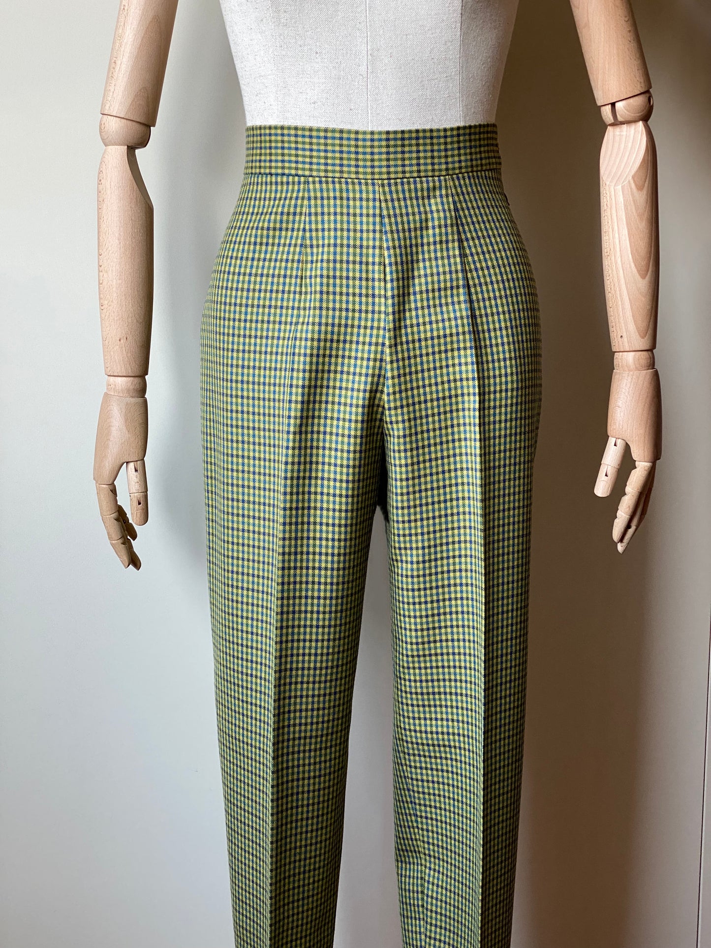 Vintage Moschino Checkered Trousers