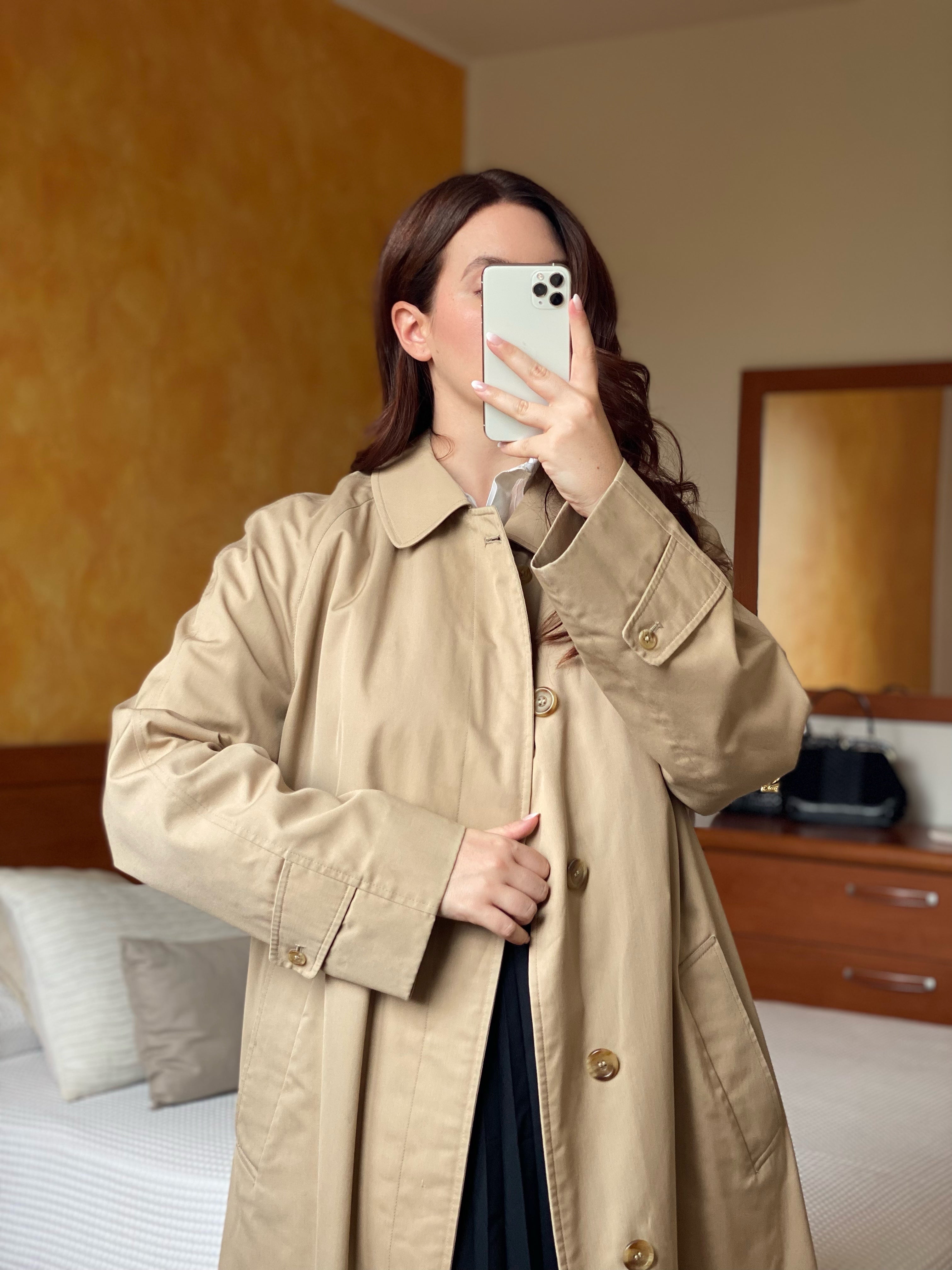 Vintage Aquascutum Beige Trench Coat