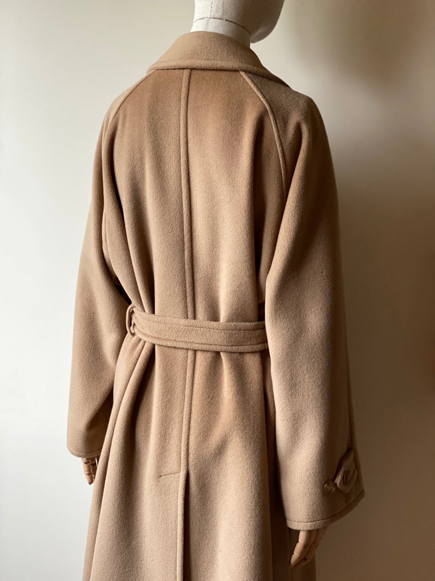 Max Mara Belted Camel Coat