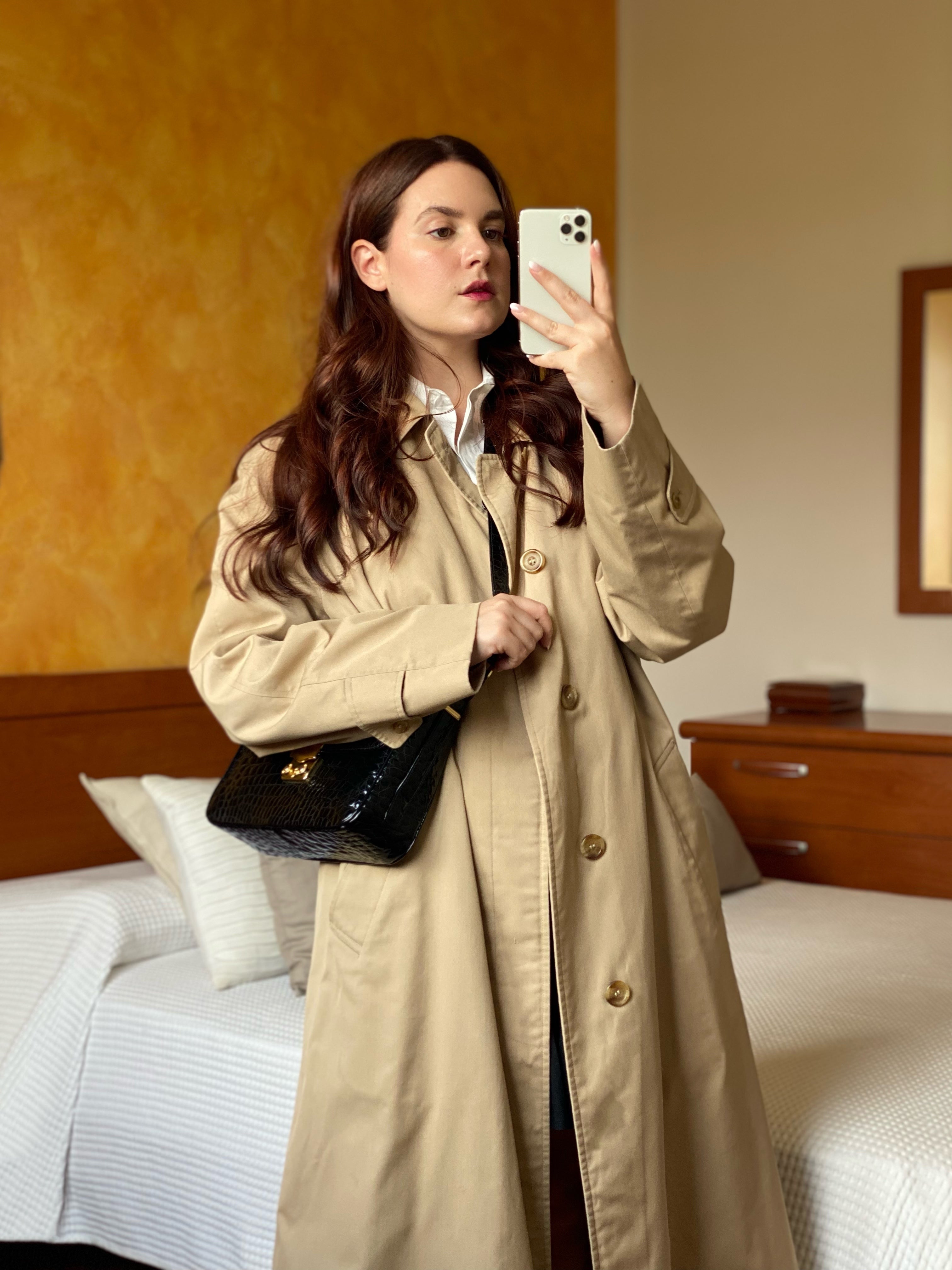 Vintage Aquascutum Beige Trench Coat